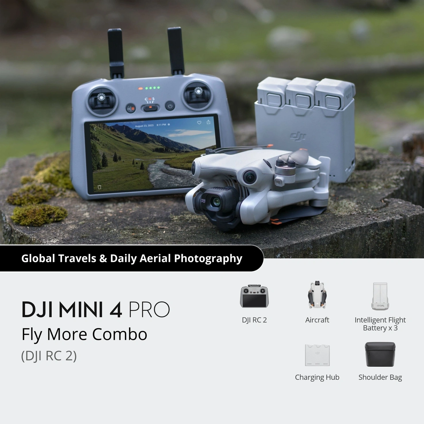 DJI Mini 4 Pro Fly More Combo (DJI RC2)